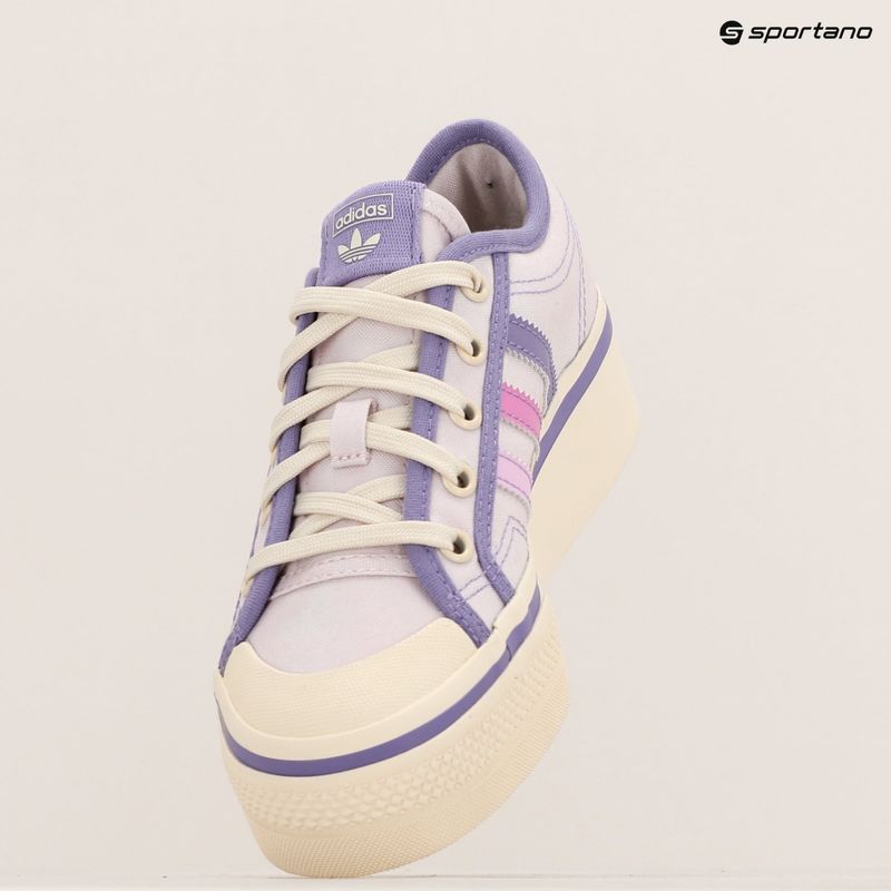 Detská obuv adidas Nizza Platform takmer ružová/pulse lilac/wonder white 9