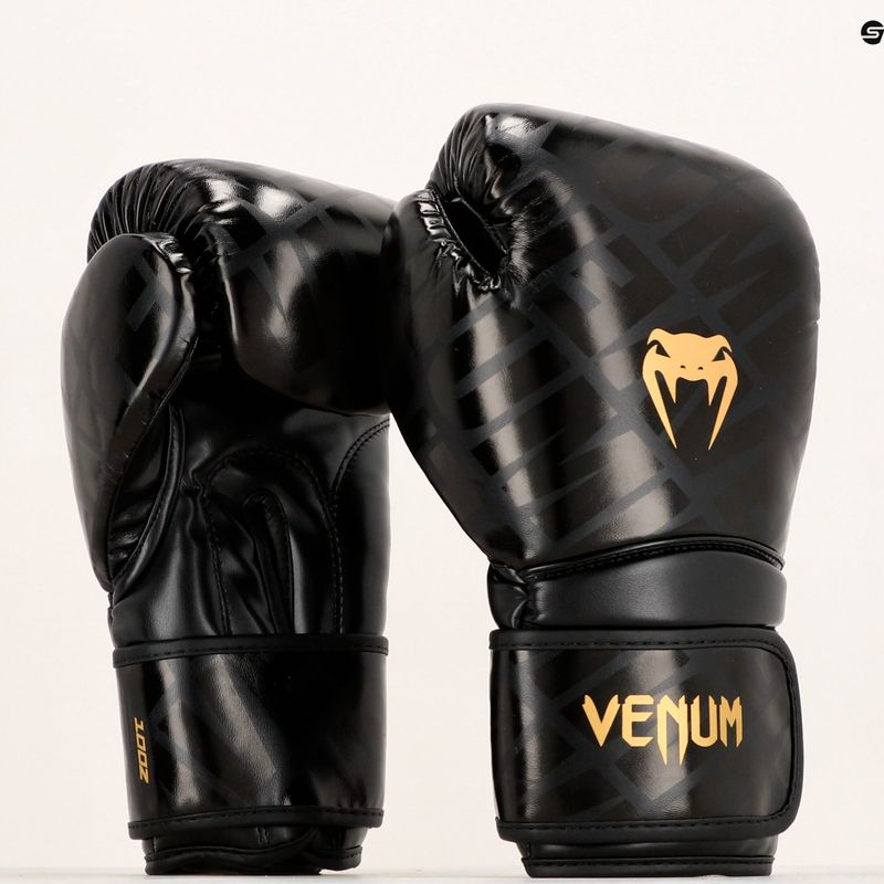 Venum Contender 1.5 XT Boxerské rukavice čierne/zlaté 10