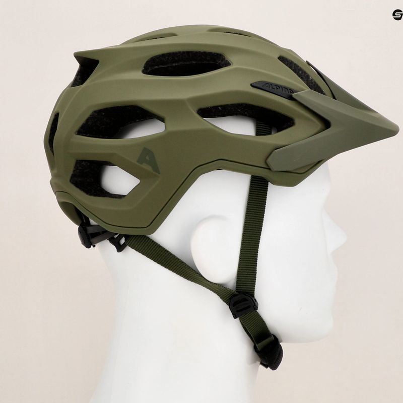 Cyklistická prilba Alpina Carapax 2.0 olivová matná 8