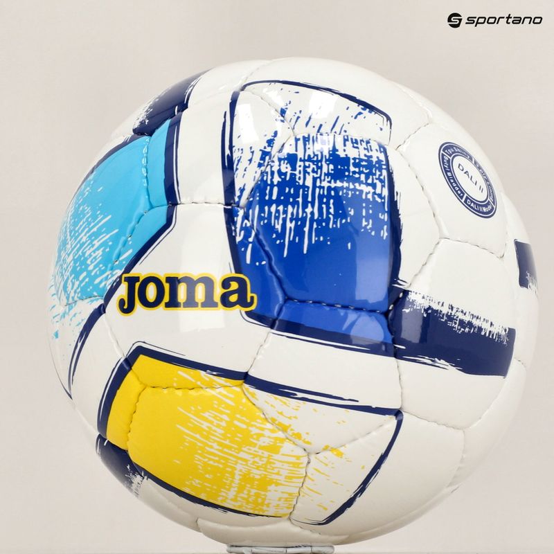 Futbalová lopta  Joma Dali II biela/fluor oranžová/žltá veľkosť 3 5