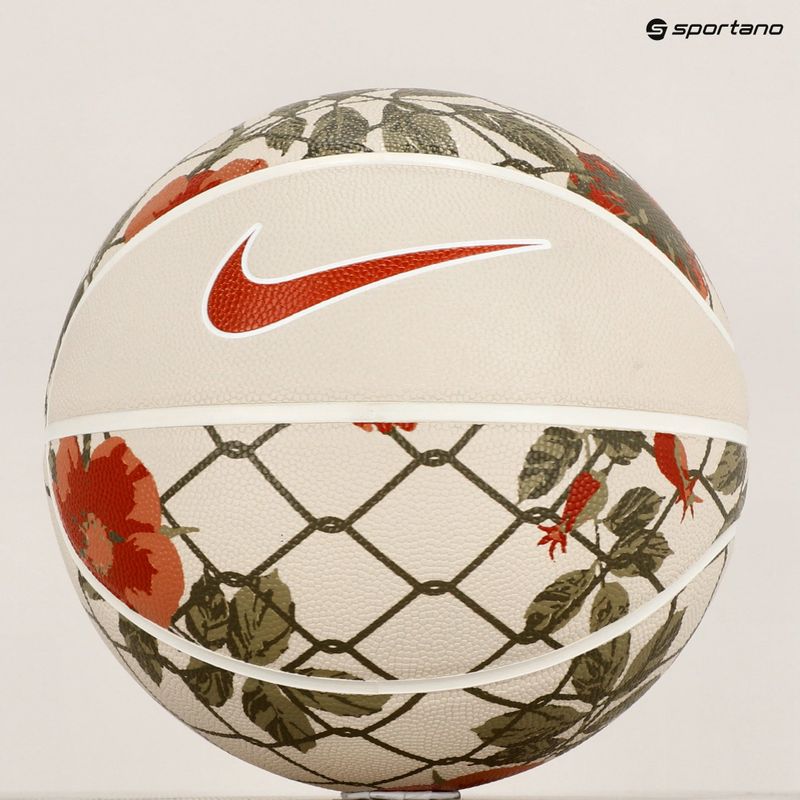 Nike 8P PRM Energy Deflated basketbal lt orewood brn/white/burnt sunrise veľkosť 7 5