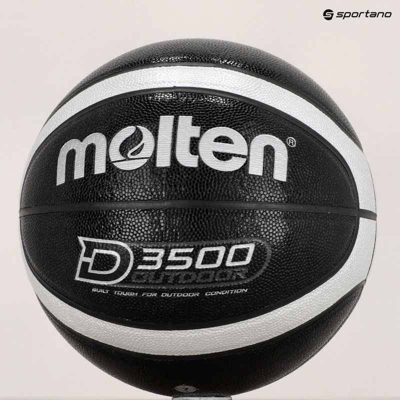 Molten Outdoor basketbalová lopta čierna B7D3500-KS veľkosť 7 5