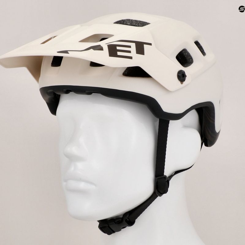 Cyklistická prilba MET Terranova off white/bronze matt 9