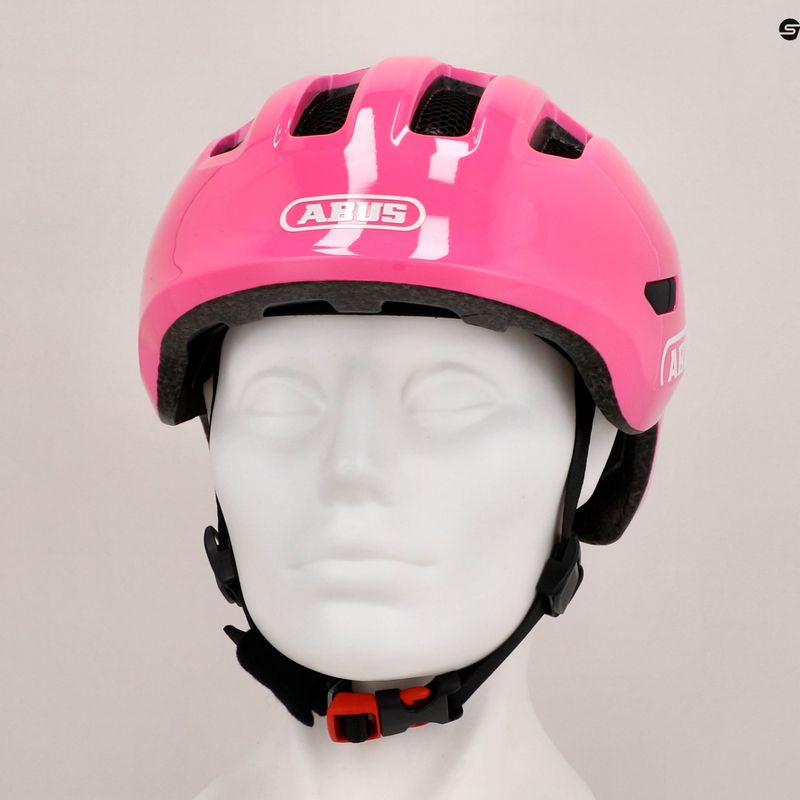 Detská cyklistická prilba ABUS Smiley 3.0 shiny pink 8