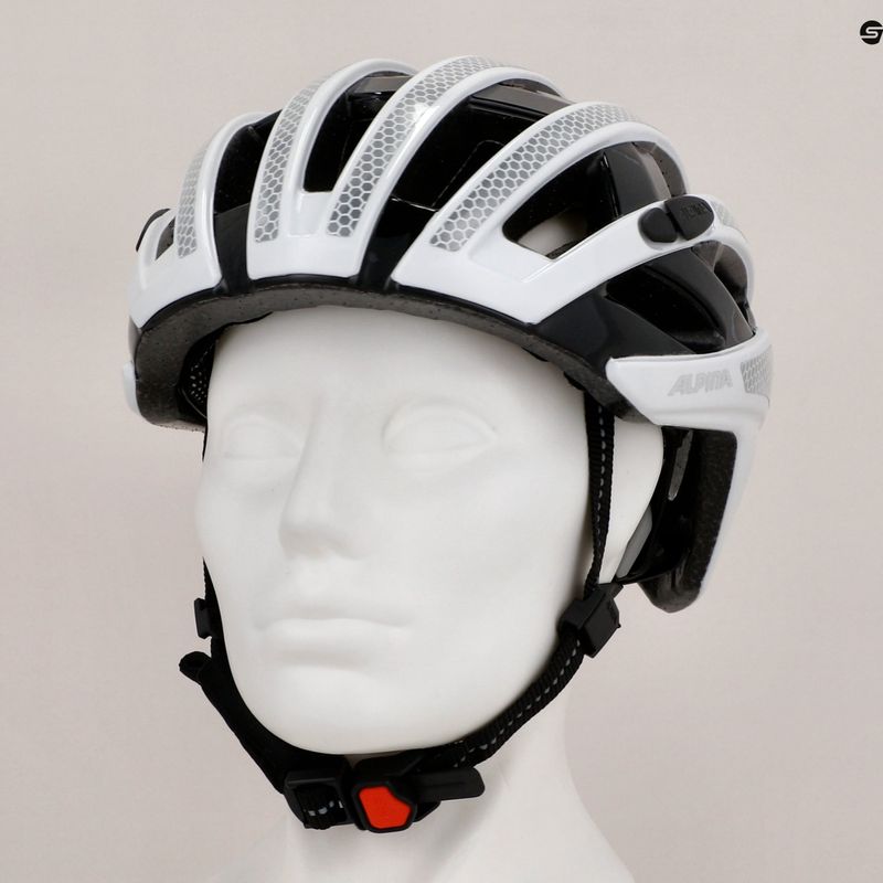 Cyklistická prilba Alpina Ravel Reflective white gloss 9
