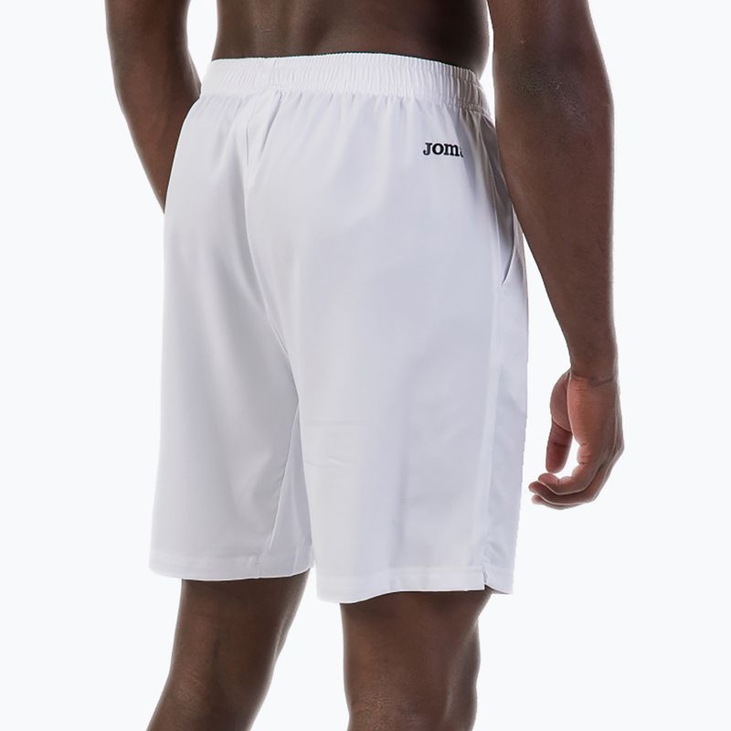 Pánske tenisové šortky Joma Bermuda Master white 1186.2 3