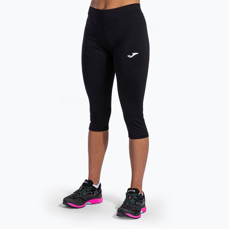 Dámske bežecké legíny Joma Olimpia 3/4 black 2