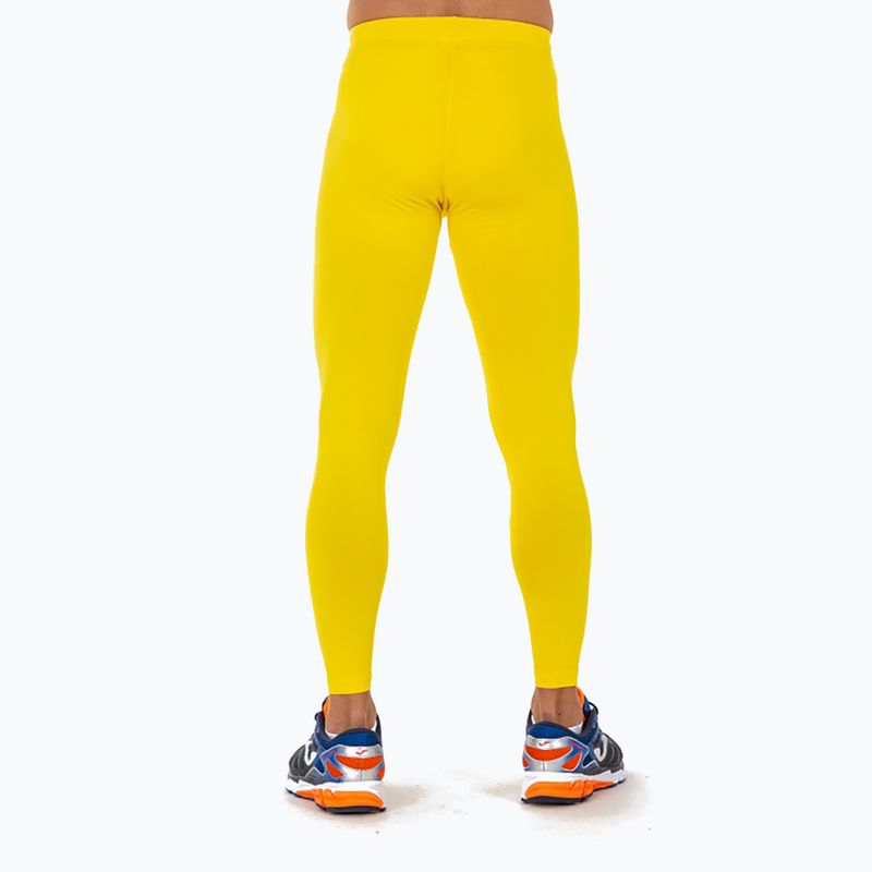 Termoaktívne nohavice Joma Brama Academy Long amarillo 2