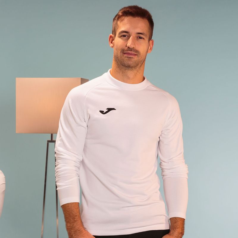 Pánska termoakčná mikina Joma Brama Fleece white 3