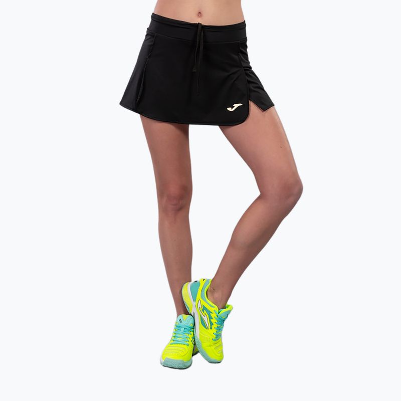 Tenisová sukňa Joma Open II čierna 9759.1 2