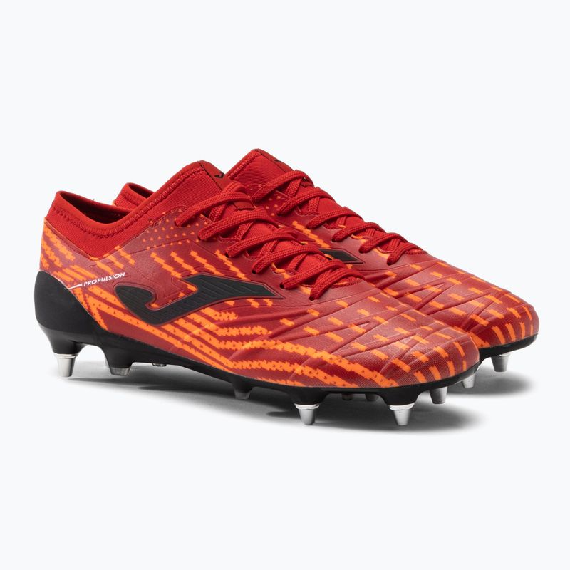 Pánske futbalové kopačky Joma Propulsion Lite SG red 5