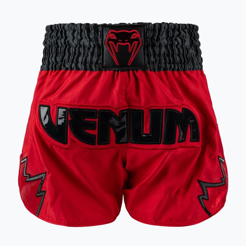 Pánske tréningové šortky Venum Inferno Muay Thai red/charcol grey/black