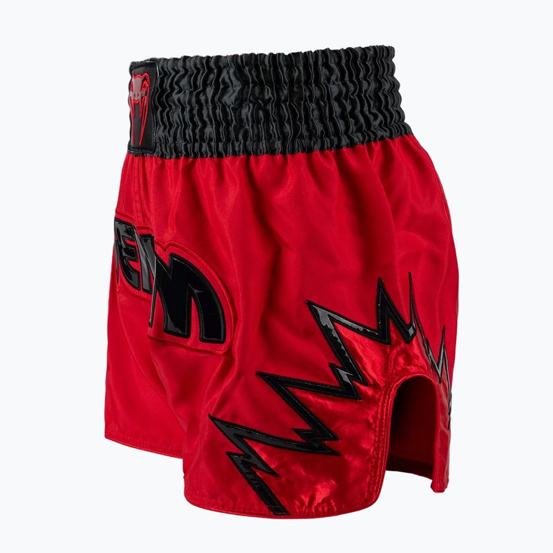 Pánske tréningové šortky Venum Inferno Muay Thai red/charcol grey/black 3