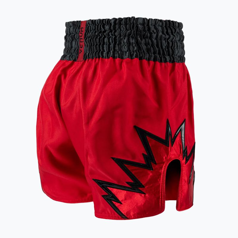Pánske tréningové šortky Venum Inferno Muay Thai red/charcol grey/black 4