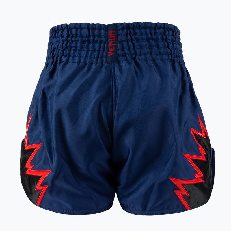 Men's training shorts Venum Inferno Muay Thai royal blue/red/black 2