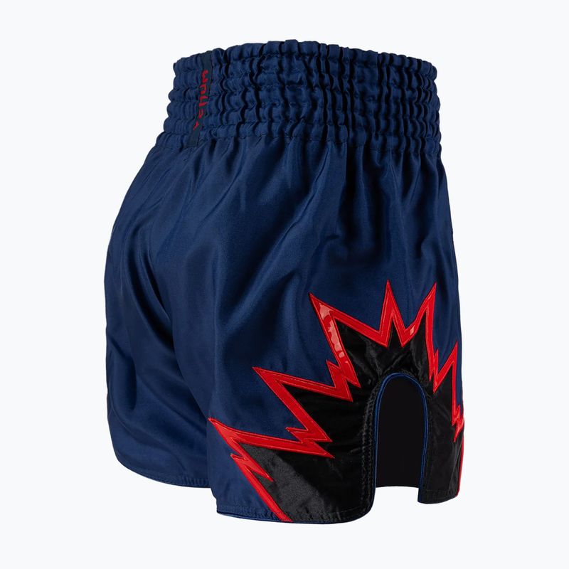 Men's training shorts Venum Inferno Muay Thai royal blue/red/black 4
