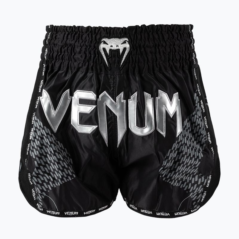 Pánske tréningové kraťasy Venum Nexus Muay Thai black/silver