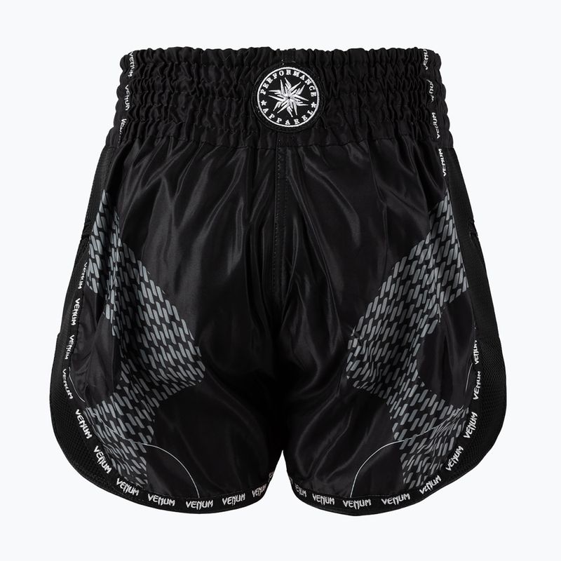 Pánske tréningové kraťasy Venum Nexus Muay Thai black/silver 2