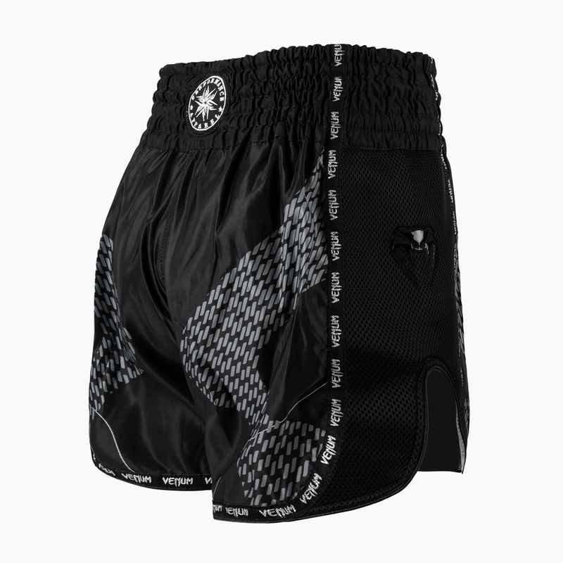 Pánske tréningové kraťasy Venum Nexus Muay Thai black/silver 4