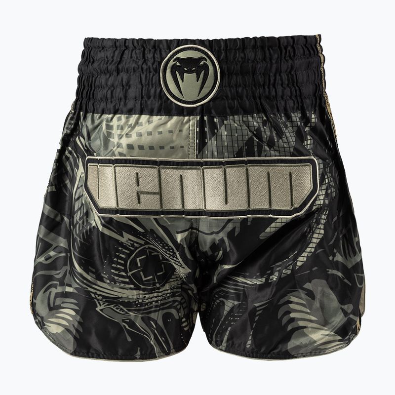 Pánske tréningové šortky Venum Nexus Invader Muay Thai black/sand