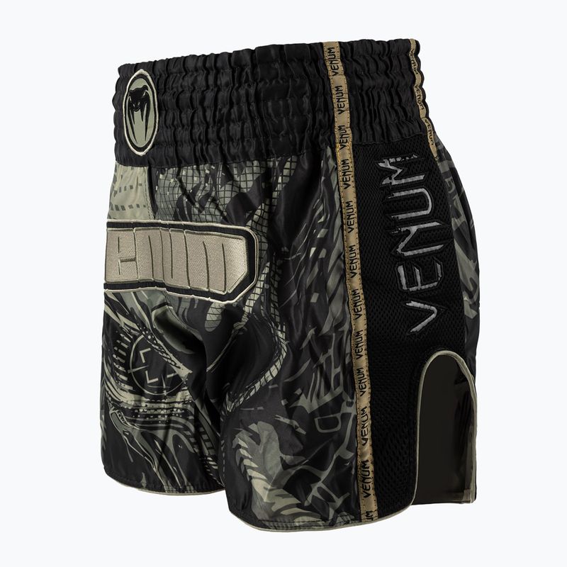 Pánske tréningové šortky Venum Nexus Invader Muay Thai black/sand 3