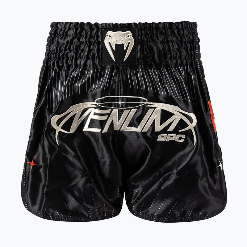 Pánske tréningové šortky Venum Eclipse Muay Thai black/ivory