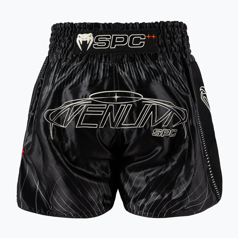 Pánske tréningové šortky Venum Eclipse Muay Thai black/ivory 2
