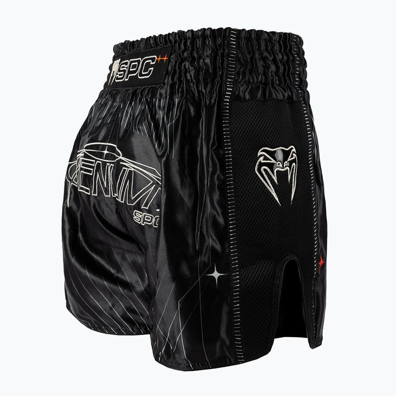 Pánske tréningové šortky Venum Eclipse Muay Thai black/ivory 4