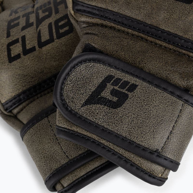 KSW Fight Club hnedé grapplingové rukavice Gloves_FCL 5