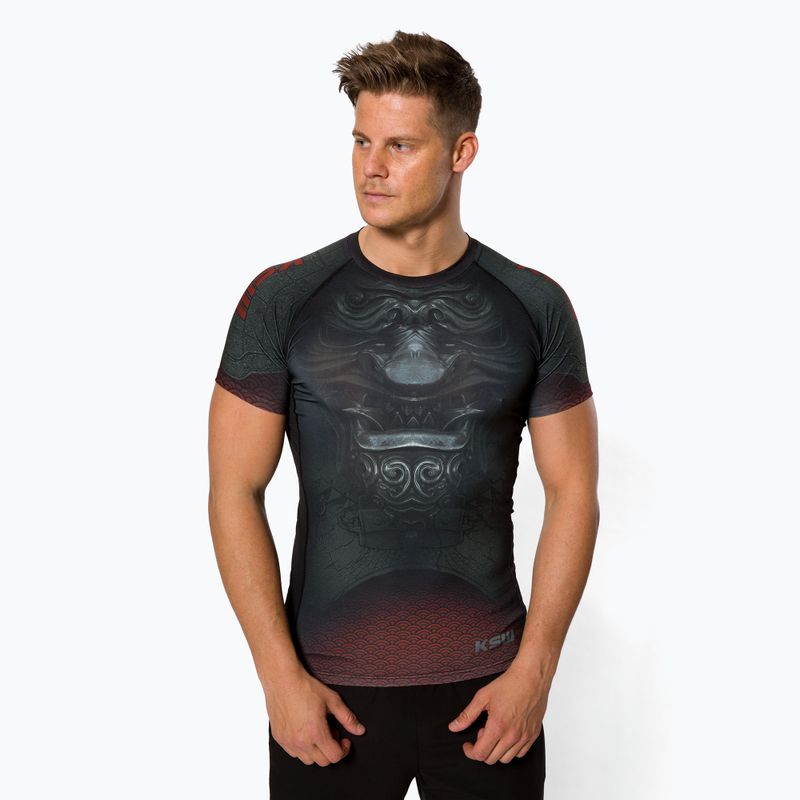 KSW Last Samurai pánsky rashguard čierny