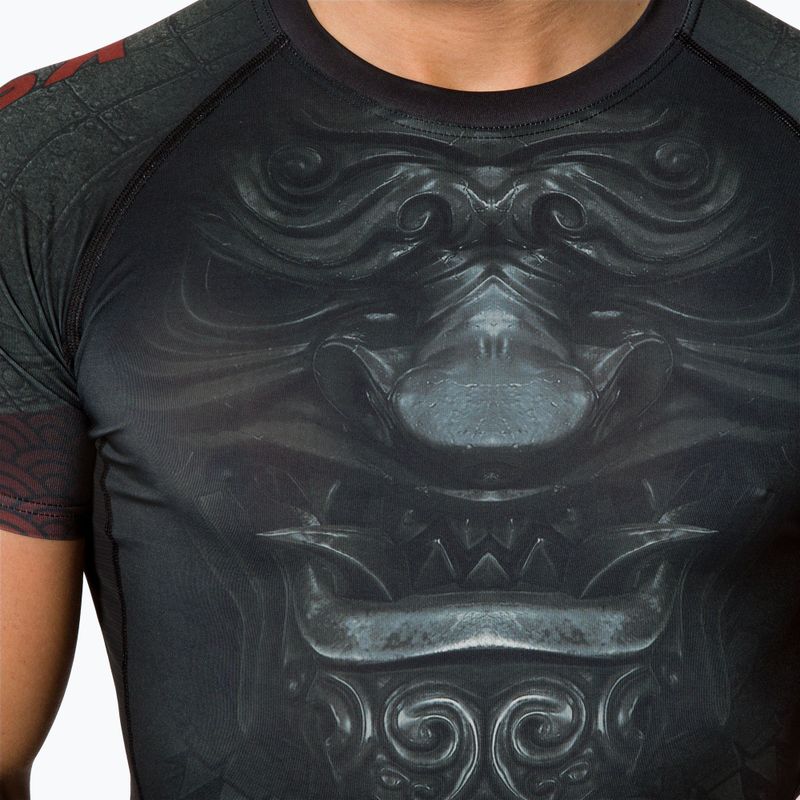 KSW Last Samurai pánsky rashguard čierny 4
