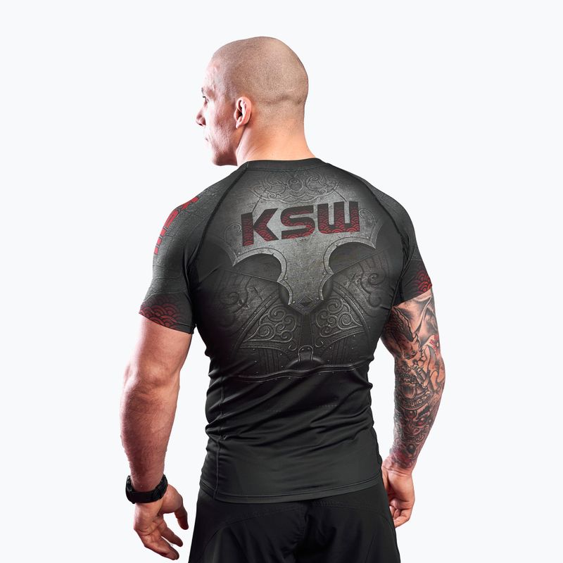 KSW Last Samurai pánsky rashguard čierny 6