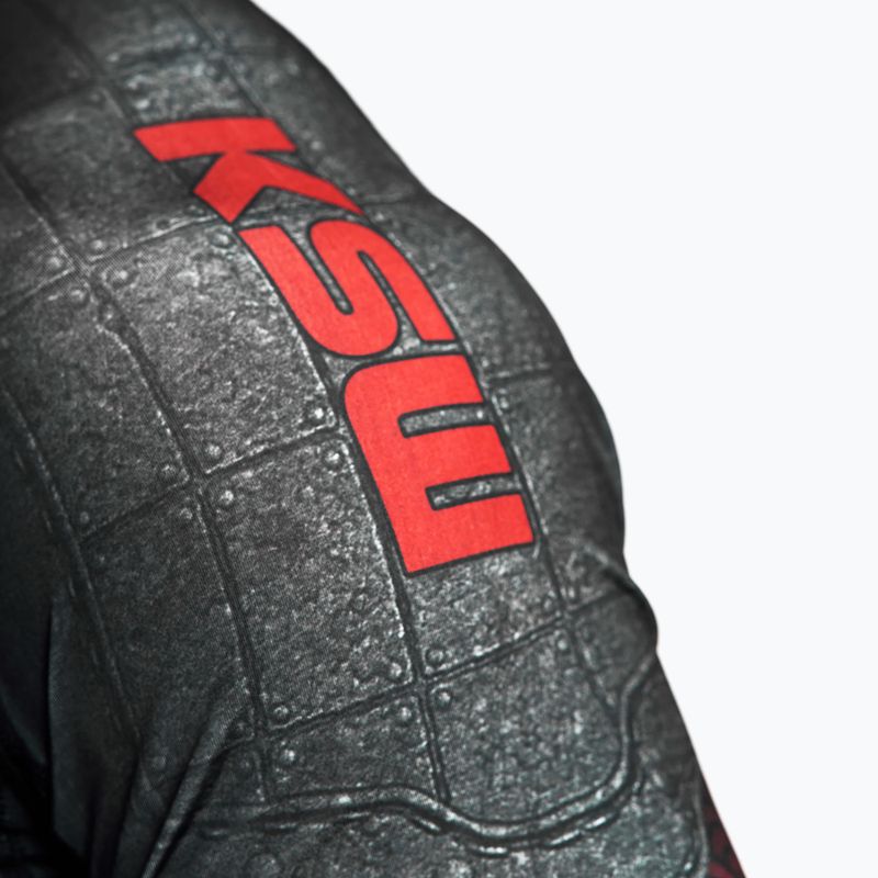 KSW Last Samurai pánsky rashguard čierny 7