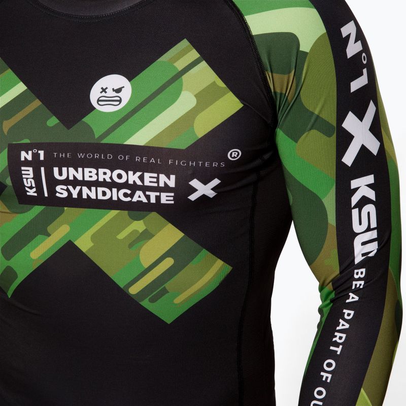 Pánsky chránič KSW Camo LS Rashguard black 4
