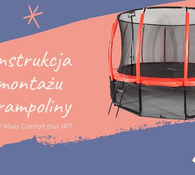 Jumpi Maxy Comfort Plus 435 cm záhradná trampolína čierna TR14FT 3