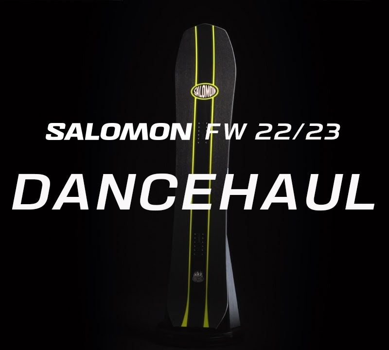 Snowboard Salomon Dancehaul čierno-žltý L47178 13