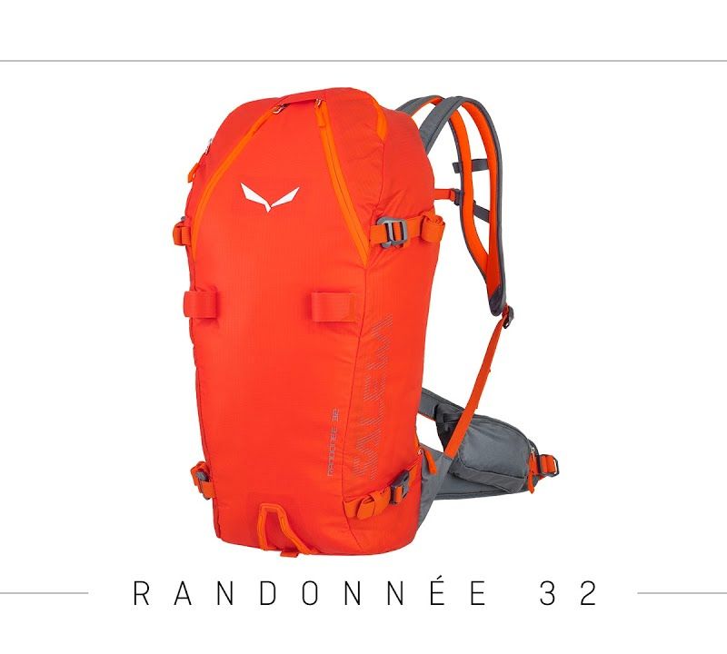 Salewa Randonnée 32 parašutistický batoh čierny 00-0000001250 11