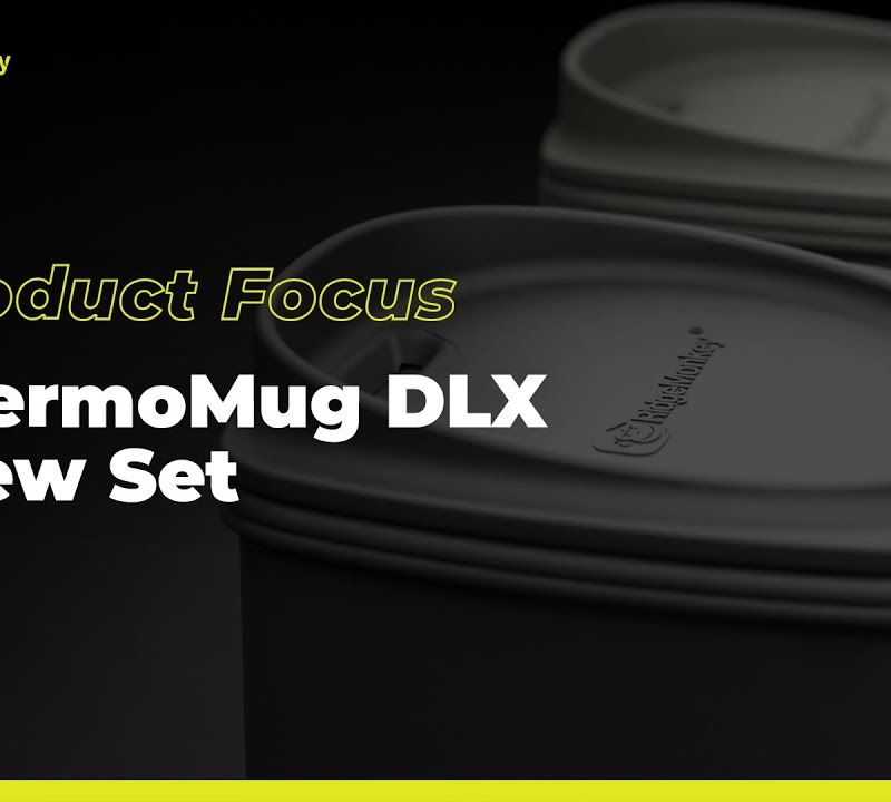 Hrnček RidgeMonkey ThermoMug DLX Brew Set sivý RM550 7