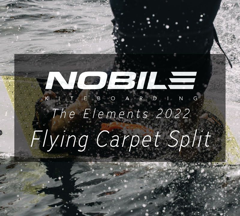 Nobile Flying Carpet Split skladací kiteboard čierna/sivá K22 7