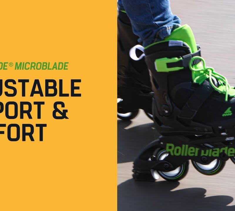 Detské kolieskové korčule Rollerblade Microblade čierno-žlté 7101700215 10