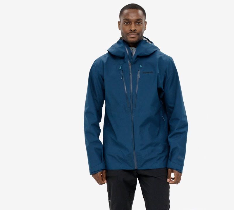 Patagonia pánska bunda do dažďa Triolet lagom blue 18