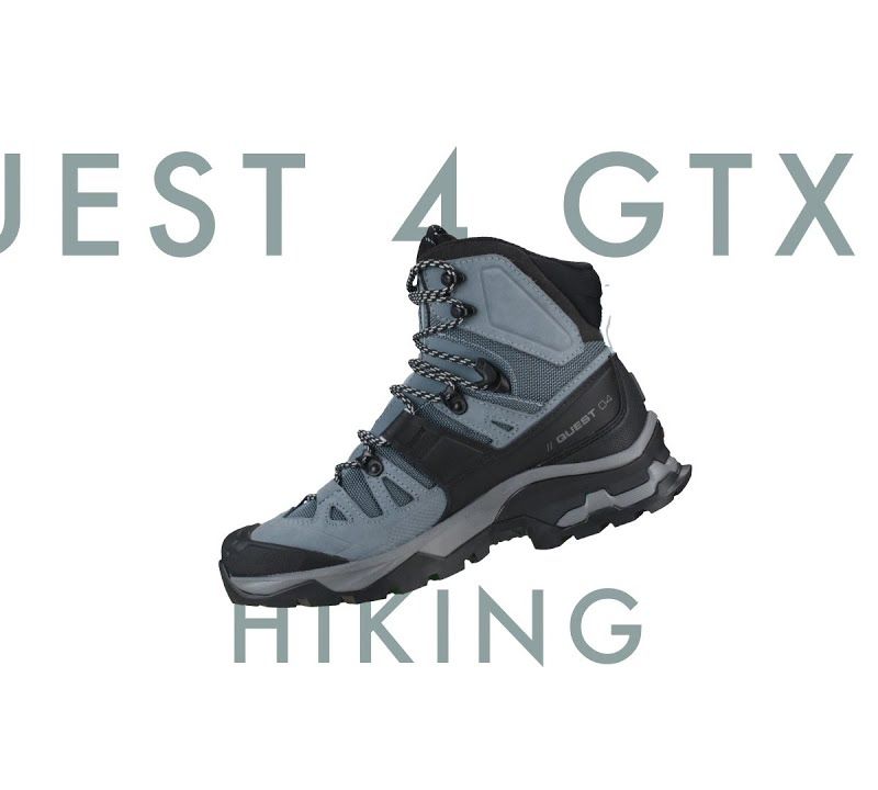 Dámske trekové topánky Salomon Quest 4 GTX magnet/black/sun 20