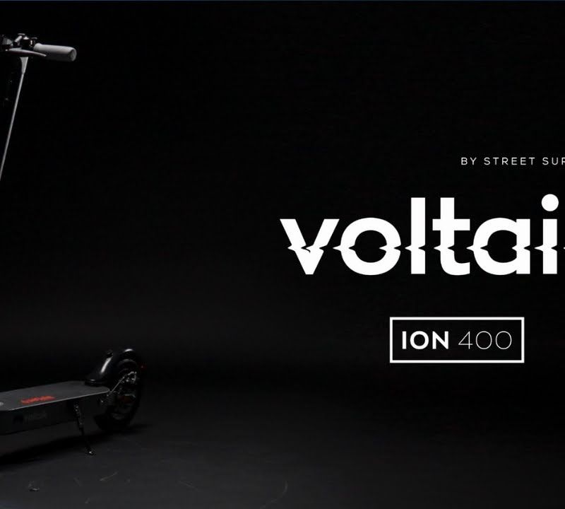 Street Surfing Voltaik Ion 400 elektrický skúter sivý 11