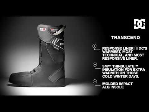 Pánske topánky na snowboard DC Transcend off white/gum 14