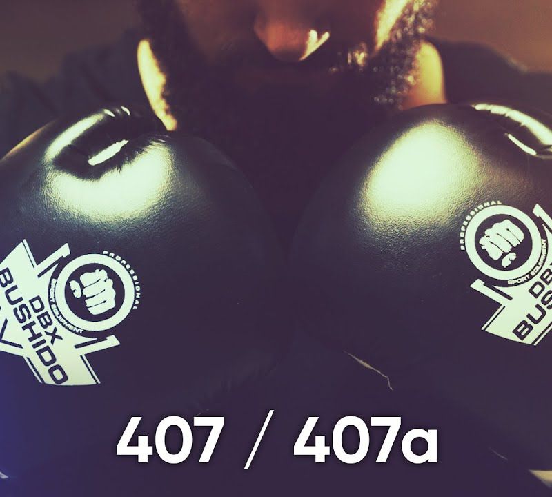 Boxerské rukavice DBX BUSHIDO ARB-407 čierna/biela 23