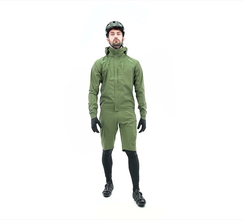 Pánska cyklistická bunda Endura GV500 Waterproof olive green 10