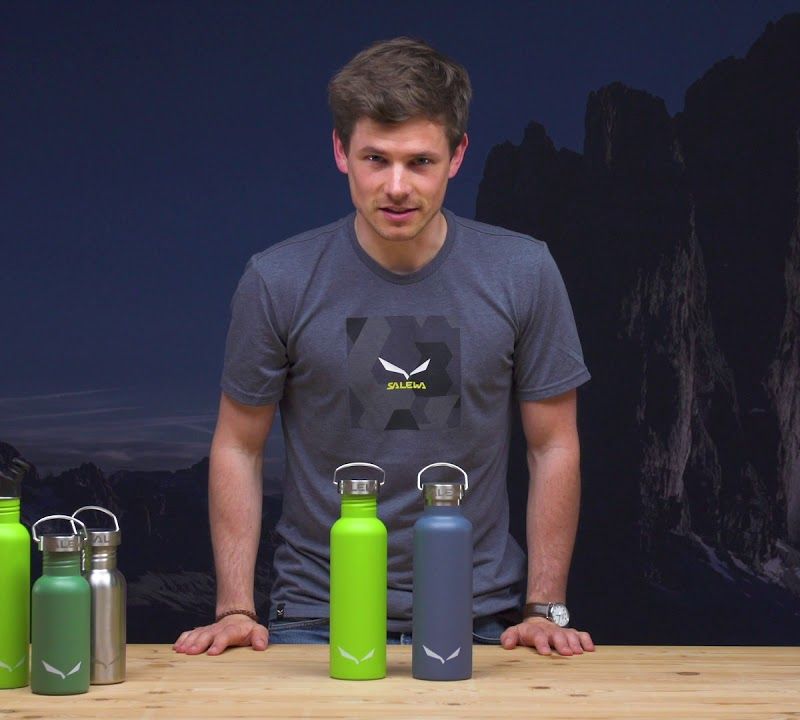 Salewa Aurino BTL oceľová fľaša 750 ml strieborná 00-0000000514 6