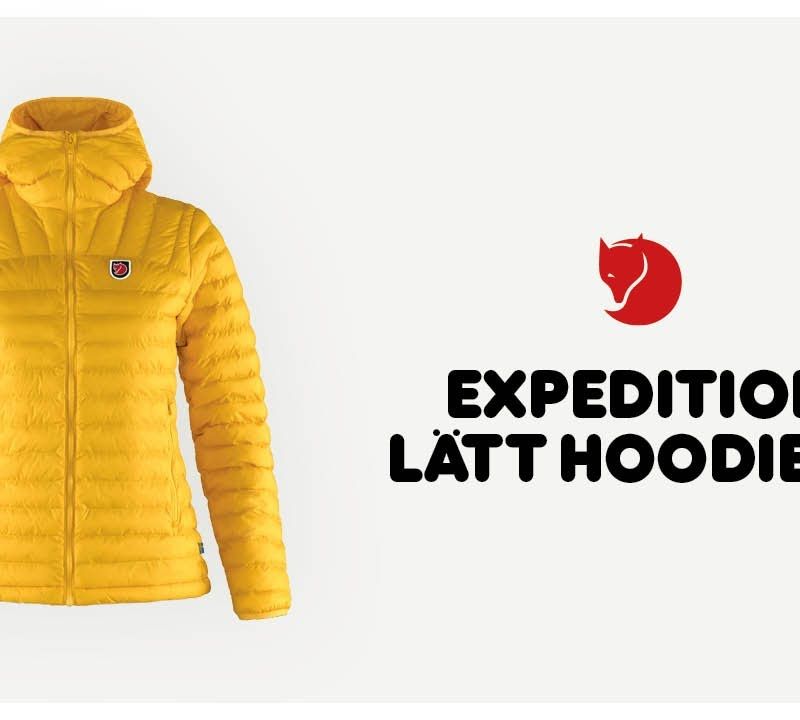 Dámska páperová bunda Fjällräven Expedition Latt Hoodie black F86120 9