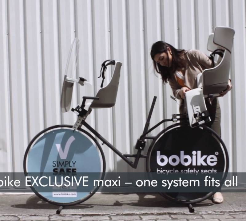 Predné sedadlo na bicykel Bobike Exclusive Mini Plus čierne 8011000021 11