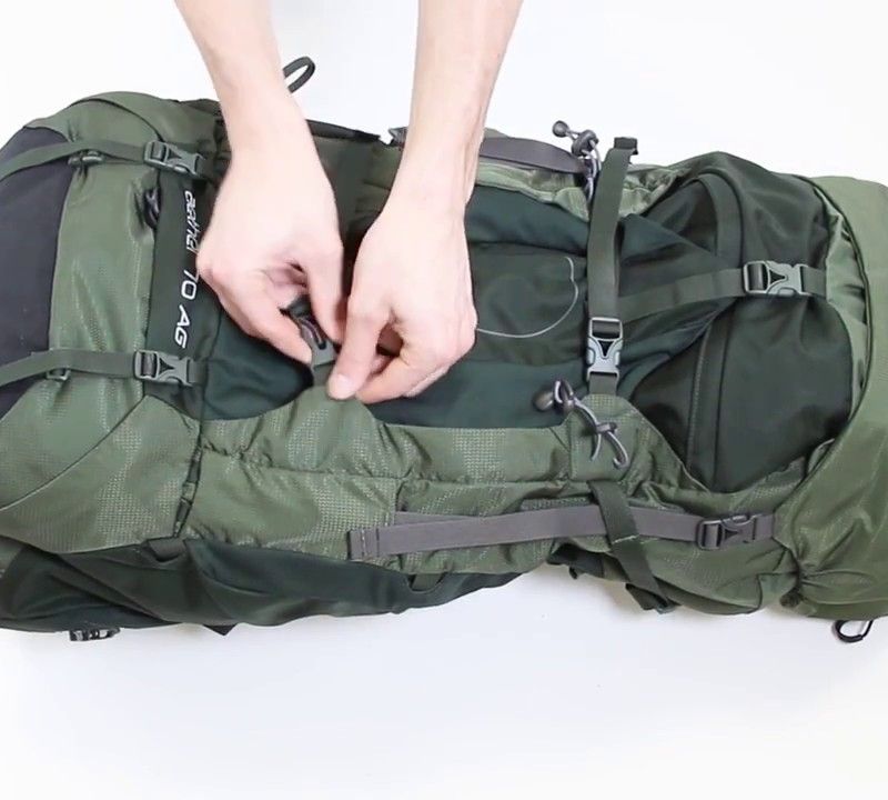 Pánsky trekingový batoh Osprey Aether 55 l green 10002955 8